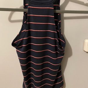 Striped halter top